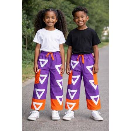 Kids' Ankara Trousers