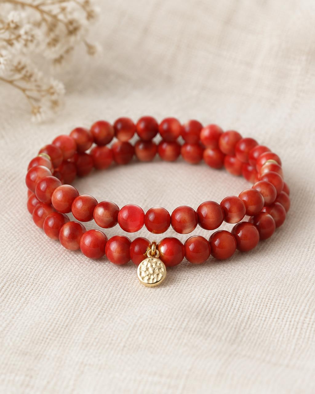 Double-Wrap Wrist Beads